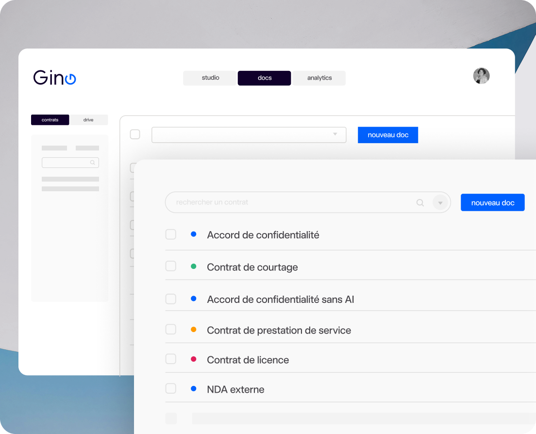 screenshot of Gino LegalTech